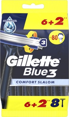 Jednorazowe maszynki do golenia dla mężczyzn Gillette Blue 3 Comfort 8 szt