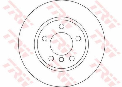 ДИСКИ ТОРМОЗНЫЕ ТОРМОЗНЫЕ ПЕРЕД TRW DF4449