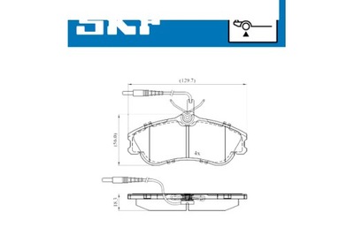 SKF TRINKELĖS STABDŽIŲ CITROEN PEUGEOT BERLINGO I XSARA 306 306 VAN 