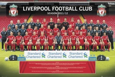 plakat liverpool footbal club 2011/2012 Wyprzedaż