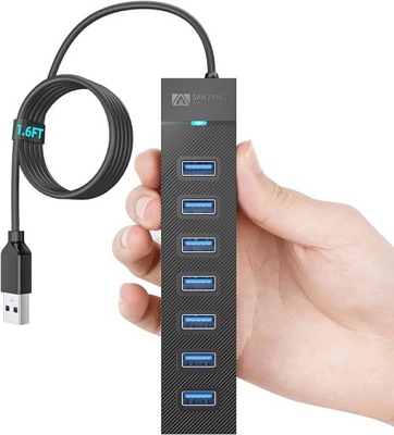 HUB 7-portowy koncentrator USB HUB USB 3.0 SANZANG