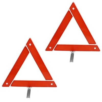 2pcs Triangle Car Warning Sign Foldable Driving Ro 