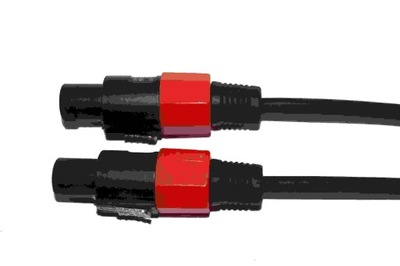 Kabel głośnikowy Speakon wtyk/wtyk 2x1,5mm, 5m