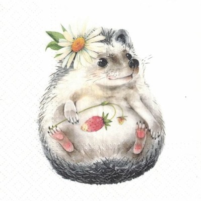 Serwetka Decoupage jeżyk