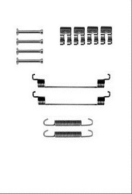 RESORTES DO ZAPATAS DE FRENADO FIAT PUNTO 99-  