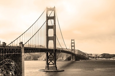 Obraz Golden Gate Bridge San Francisco 120x80 sepi