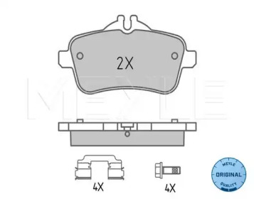 ZAPATAS DE FRENADO MERCEDES-BENZ MEYLE  