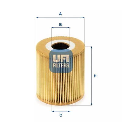 FILTRO ACEITES UFI 25.018.00  