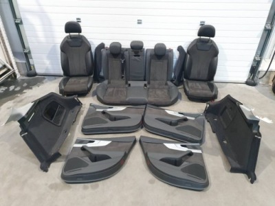 Салон сидіння заднє сидіння обшивки комплект шкіра alcantara audi a5 f5 8w eu фото №1