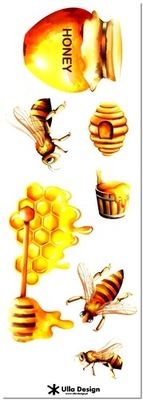Pasek z wzorem UD-26 - Pszczoły