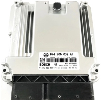Бортовой компьютер ecu vw crafter 2.5 074906032af 0281013699 фото №1