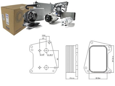 RADUADOR ACEITES OPEL ASTRA J ASTRA J GTC ASTRA K CASCADA INSIGNIA A  