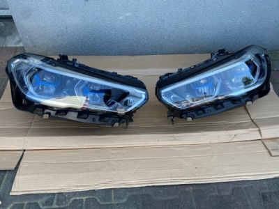 Bmw x5 g05 лампы передние полный laser комплект фото №1