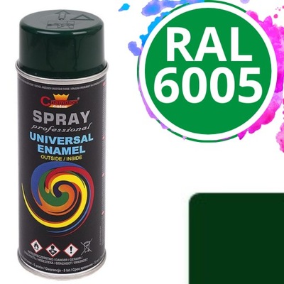 FARBA UNIWERSALNA W SPRAY'U RAL 6005