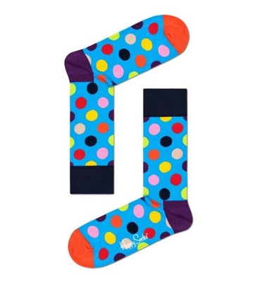 Kolorowe Skarpety Happy Socks Big Dot r. 41-46