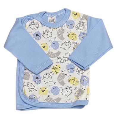 Koszulka niemowlęca Duszki niebieska 62cm
