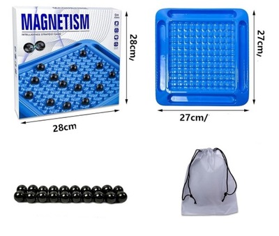 Sferazabawek SZACHY KAMIENIE MAGNETYCZNE GRA STRATEGICZNA RODZINNA w szachy