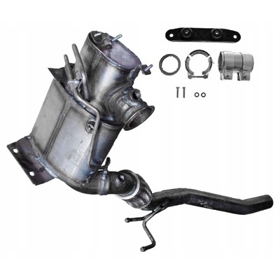 Катализатор фильтр dpf fap skoda octavia 2,0 2006- фото №1