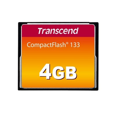 Transcend CF133 4GB Cf card MLC, 133X (TS4GCF133)