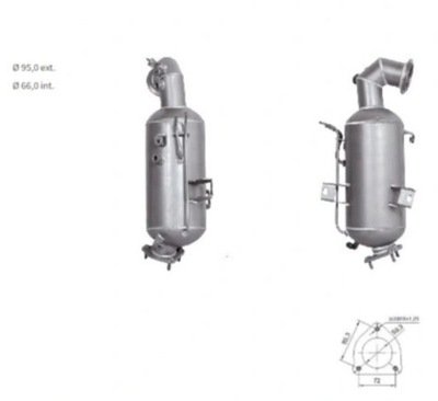 Фільтр часток твердих dpf - opel cascada insignia a zafira c - 2.0cdti фото №1