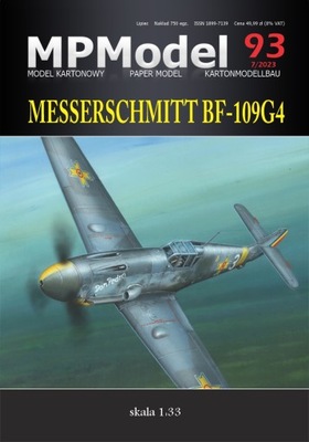 Messerschmitt Bf-109G4, MPModel, 1:33