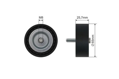 ROLLO TENSOR CORREA WIELOROWKOWEGO MERCEDES A (V177), A (W177), B SPORTS  