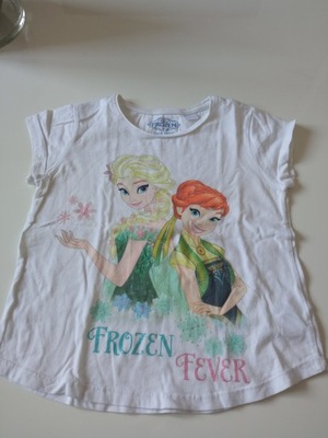 Zara girls Disney dziecięca koszulka bawełna r 116