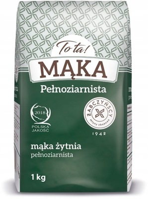 (DP) TOTA! MĄKA ŻYTNIA PEŁNOZIARNISTA 1KG