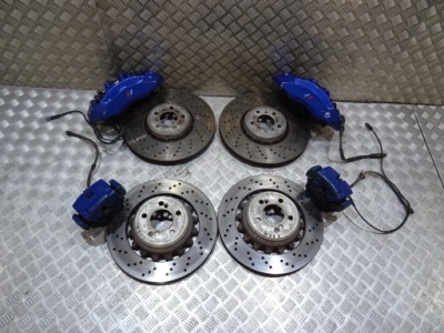 Bmw f15 x5 f85 mpower комплект гальм супорти гальмівні диски фото №1