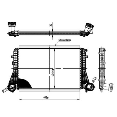 INTERCOOLER AUDI SEAT SKODA VW  