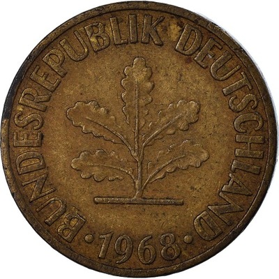 Moneta, Niemcy - RFN, 10 Pfennig, 1968