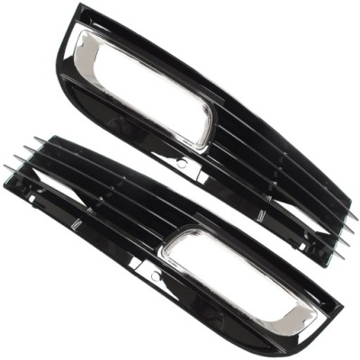 Audi a8 d3 lift решётка бампера решётка радиатора l+r 08-10 фото №1