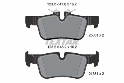 2533101 ZAPATAS HAM.TYL BMW X1 14-  