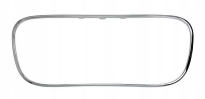 Рамка решітка w бампері хром citroen c1 2009-2011 фото №1