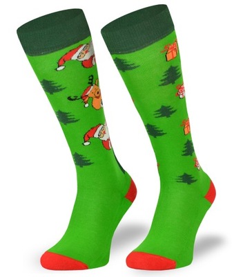 Świąteczne skarpety jeździeckie w Mikołaje prezent