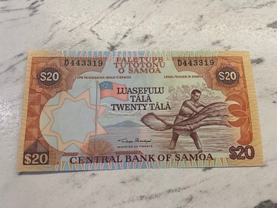 Samoa - 20 tala - UNC