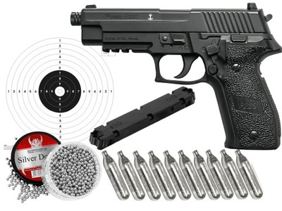 Wiatrówka pistolet Sig_Sauer P226 4,5 BLK BlowBack