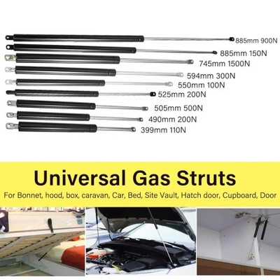 399-600mm 100-1500N Gas Struts Bonnet Hood Trunk Tailgate Shock Lift~66808