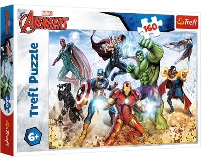 Puzzle 160 El GOTOWI RATOWAĆ ŚWIAT Avengers Trefl