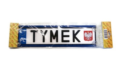 PROPORCZYK tablica imienna TYMEK TIR BUS