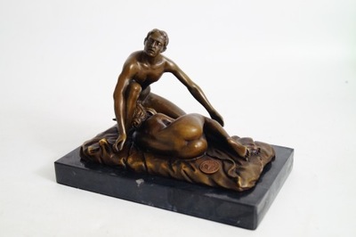 Erotyk figury z brązu rzeźba francja