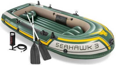 PONTON SEAHAWK 3 295x137x43 WIOSŁA - INTEX 68380