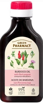 Green Pharmacy olejek łopian.z czerw.papryką 100ml