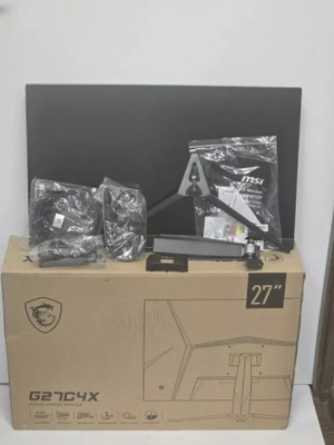 MONITOR ZAKRZYWIONY 27"MSI G27C4X KOMPLET