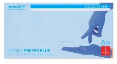 MedaSept, Rękawiczki nitrylowe, rozmiar 6-7 S, 100 szt