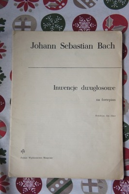 Inwencje dwugłosowe na fortepian J.S.Bach