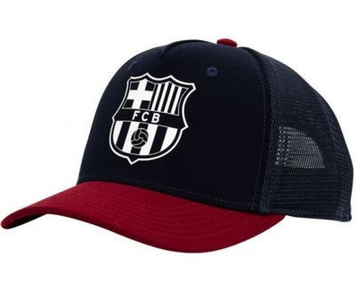 Barcelona FCB czapka z daszkiem licencja nowość siateczka