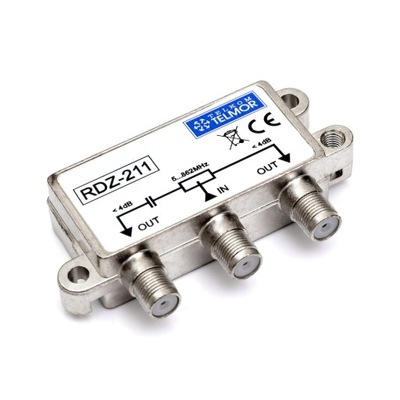 2X Splitter antenowy pasywny Telkom-Telmor RDZ-211