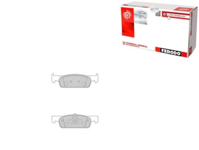 Ferodo комплект тормозных колодок тормозных 410602581r 4106 фото №1