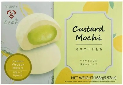 Tokimeki Custard Mochi Cytrynowe 168g